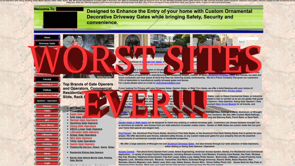 Top 5 Worst Website Design Fails EVER