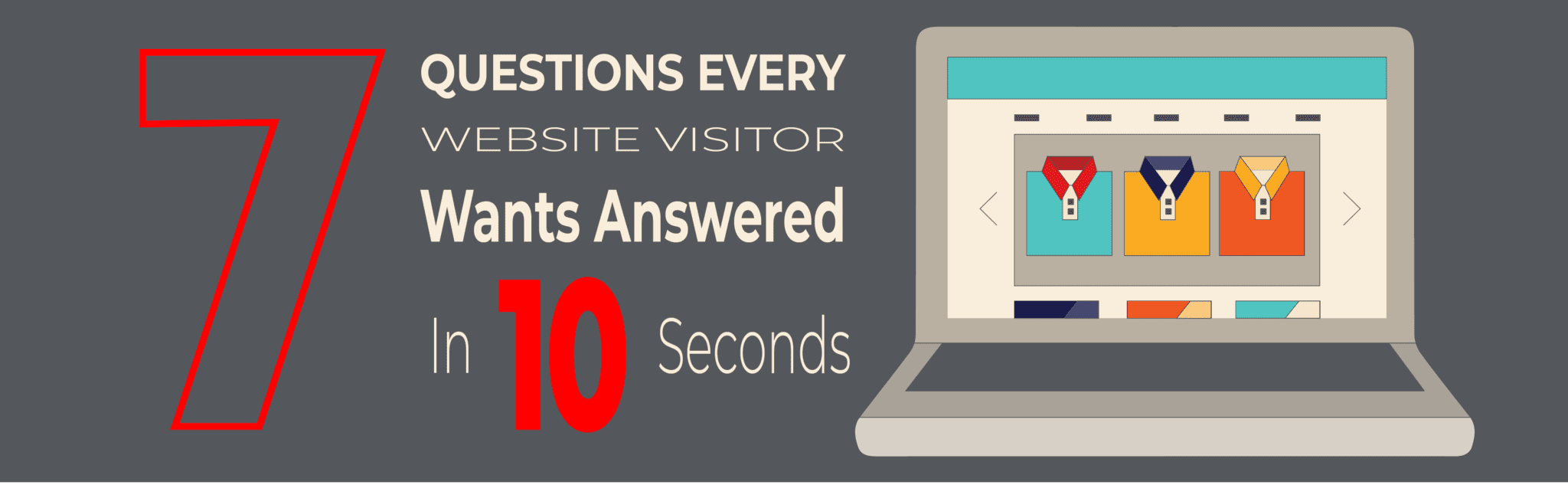 7 questions every website visitor wants answered in 10 seconds graphic by springboard website design